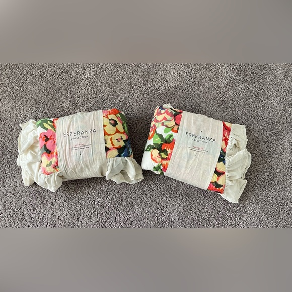 Anthropologie Esperanza Euro Shams - Picture 3 of 10